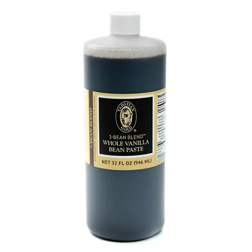 Vista 8 de Tahitian Gold Mezcla de 3 frijoles: pasta de vainilla entera – Pasta de vainilla robusta, dulce y cremosa para hornear, postres y bebidas – Mezcla
