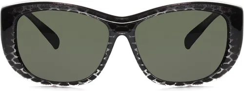 Vista 2 de Betsey Johnson Gafas de sol de ojo de gato Fitsover con purpurina para mujer
