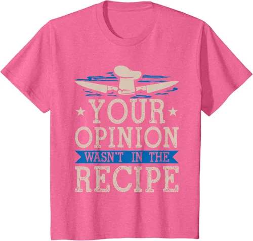 Vista 46 de Cooking Your Opinion Wasnot In The Recipe Chef Cook Baker - Camiseta, Negro, S