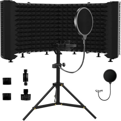Vista 14 de 1 Paquete de Paneles de Espuma a Prueba de Sonido 48"×24"×2" Paneles de Pared Insonorizados de Recuperación Rápida Paneles de Amortiguación