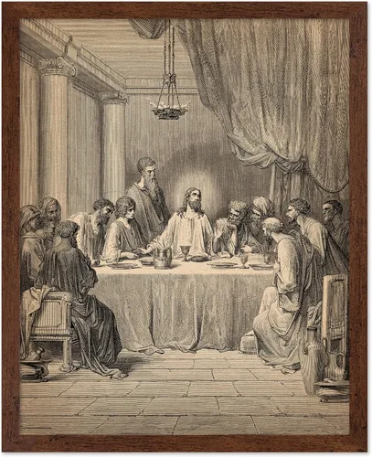Vista 102 de Poster Master Póster de retrato vintage, impresión cristiana retro, regalo para religiosos, amigos, cara de Jesucristo, sudario de Turín, Biblia