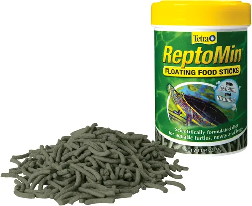 Vista 2 de Tetra ReptoMin Palitos de Comida Flotantes, Alimento para Tortugas Acuáticas, Tritones y Ranas, 1.94 oz