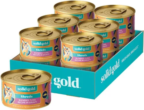 Vista 31 de Solid Gold Comida Húmeda Paté Sabor Festín - Paquete de Muestra de 3 Unidades - Comida enlatada para gatos hecha con pollo real - Sin granos