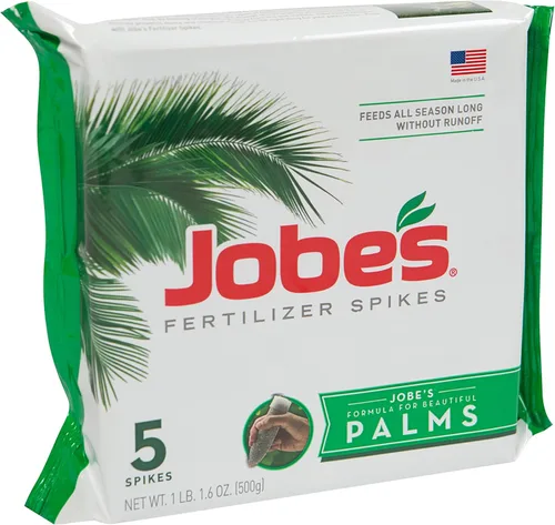 Vista 13 de Espinas fertilizadoras para hoja perenne de Jobe’s 13-3-4 fertilizante con tiempo de liberación para junípero, ciprés y todos los otros árboles