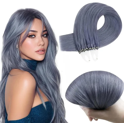 Vista 36 de RUNATURE - Extensiones de cabello humano con cinta color rosa intenso, 12 pulgadas, 0.71 oz, 10 unidades Hot Pink Human Hair Extensions Tape Ins
