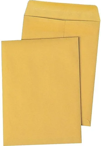 Vista 2 de Quality Park Sobres para catálogo, sello rojo, marrón Kraft, 9 x 12, 100 por caja, (43567)