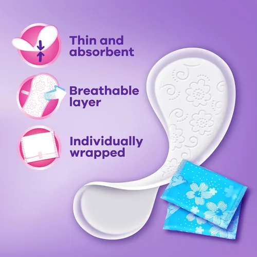 Vista 3 de Always Daily Fresh Thin Liners, absorción regular, protectores de braga sin perfume, 864 unidades, paquete de 4