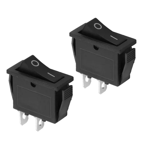 Vista 6 de 5 piezas de interruptor basculante para barco con cierre rápido ENCENDIDO/APAGADO, 2 pines, 12V, 250V/15A, 125V/20A, interruptor basculante