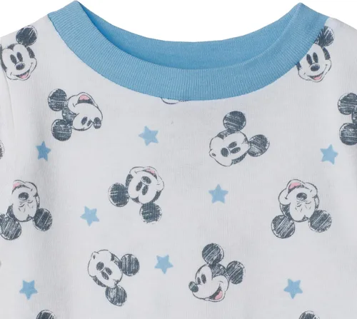 Vista 13 de Disney Pijama de algodón de 4 piezas de Mickey Mouse para bebé niño