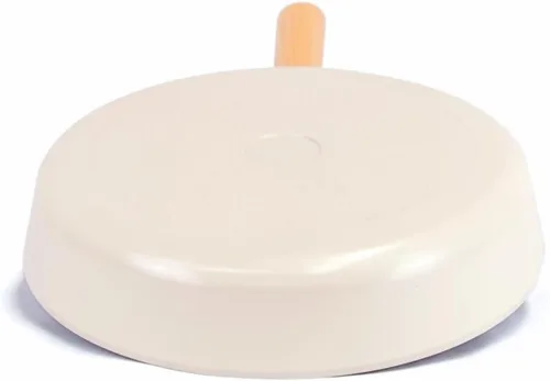 Vista 2 de FIKA - Sartén antiadherente de 9.5 pulgadas con mango de madera, utensilios de cocina compatibles con inducción para todas las estufas, sartén