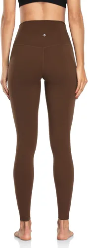 Vista 4 de HeyNuts Essential - Leggings extra largos para mujer, cintura alta, control de abdomen, leggings de entrenamiento de 31 pulgadas