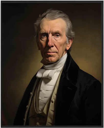 Vista 44 de Abraham Lincoln - Póster impreso artístico, retrato presidencial oficial, decoración de pared, colección de galería de arte del presidente, pintura
