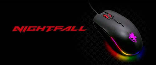 Vista 2 de Digifast Nightfall RGB Gaming Mouse NF24 RF inalámbrico Óptico 800DPI ratón