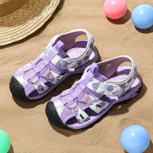 Vista 9 de NORTIV 8 Sandalias de verano para niños y niñas, sandalias de punta cerrada, para senderismo, ligeras, atléticas al aire libre