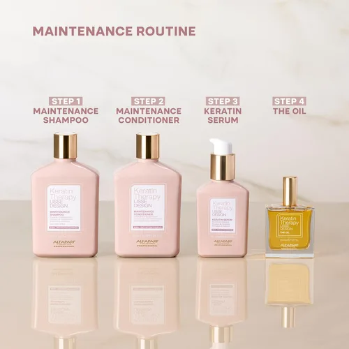 Vista 9 de Alfaparf Milano Lisse Design - Juego de champú y acondicionador de queratina, sin sulfatos, antiencrespamiento, mantiene y mejora el tratamiento