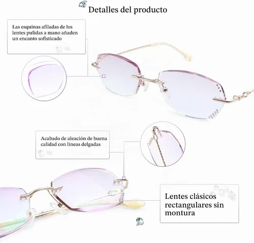 Vista 2 de Anteojos LifeArt con bloqueo de luz azul para leer en la computadora dorado (2530Gold)