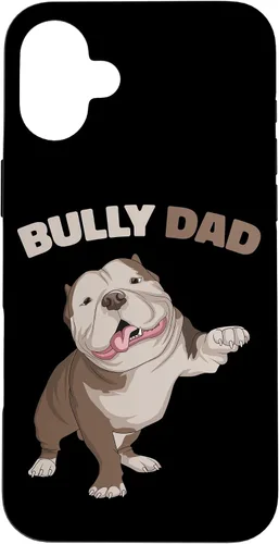 Vista 23 de American Bully Dad Dog Owner Father Funny Men Case for iPhone 17