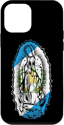Vista 16 de Funda para iPhone 16 Virgen de Guadalupe con bandera de Guatemala