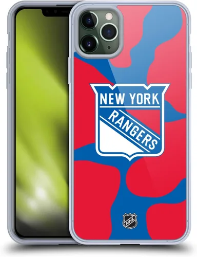 Vista 102 de Head Case Designs Funda de gel suave con licencia oficial de la NHL Camouflage New York Rangers compatible con Apple iPhone 7 Plus/iPhone 8 Plus
