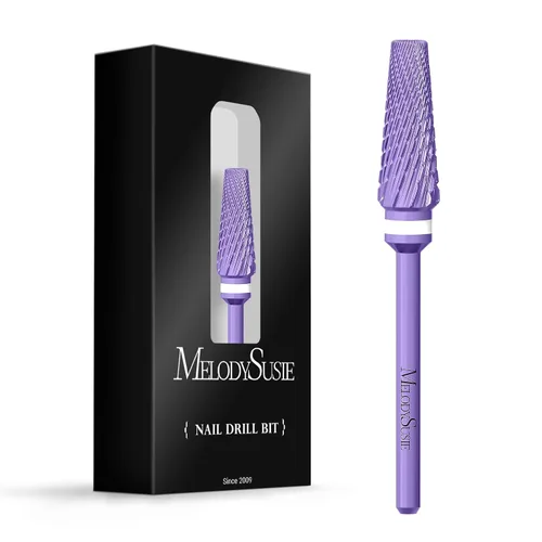 Vista 17 de MelodySusie Super Cut Edition Brocas para Uñas 5 en 1, Brocas Multifunción de Carburo de Tungsteno de 3/32'', Adecuadas para Manicura Pedicura