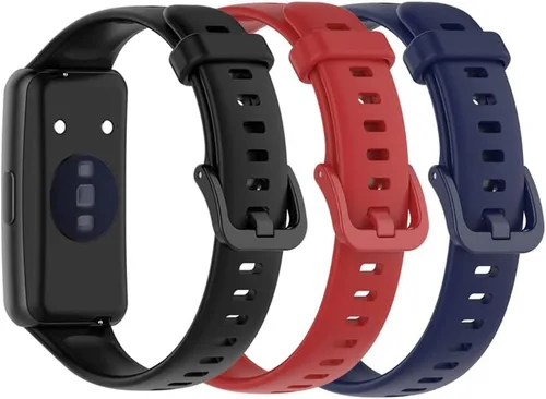 Vista 17 de Senter Correa de repuesto de goma suave de liberación rápida para reloj inteligente Huawei Band 7
