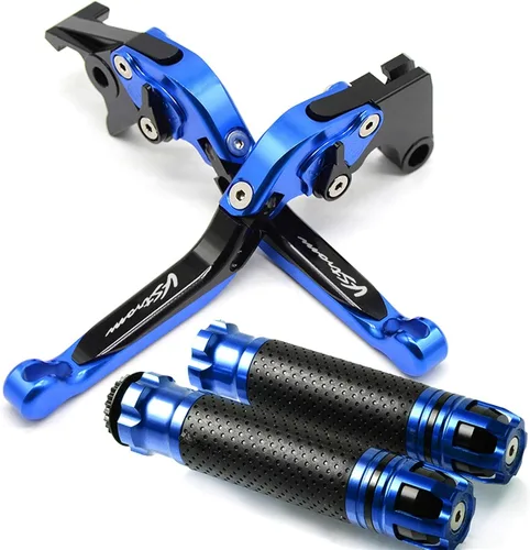 Vista 14 de for Suzuki V-Strom 2002-2016 2015 2014 20132 012 2011 2010 V-Strom Motorcycle Brake Handle Adjustable Brake Clutch Lever Handbar (Color : 1)