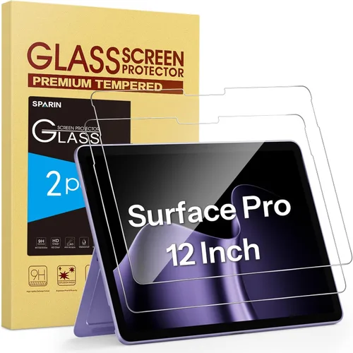 Vista 10 de SPARIN Protector de pantalla para Microsoft Surface Pro 7 Plus/7/6/5/4