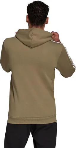 Vista 3 de adidas Sudadera con capucha Standard Essentials Fleece de 3 rayas para hombre