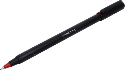 Vista 4 de LINC Pentonic Premium - Bolígrafo de punta redonda de 0.028 in, 12 bolígrafos (rojo)