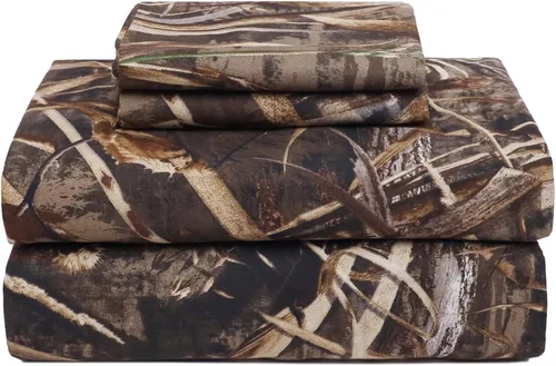 Vista 12 de VISI-ONE RealTree APX Twin Camo Juego de sábanas de microfibra de 3 piezas – Ropa de cama unisex para niños, niños pequeños y adolescentes, perfecta