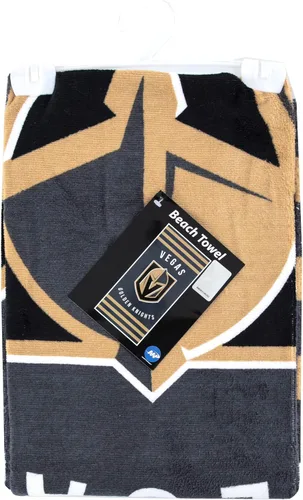 Vista 6 de Northwest NHL Vegas Golden Knights - Toalla de playa, 30 x 60 pulgadas, rayas