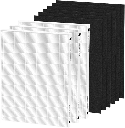 Vista 9 de Paquete de 2 filtros de repuesto para purificador de aire Aeramax 290 300 DX95 y HF-300 AP-300PH, parte # 9287201, 2 filtros principales + 6