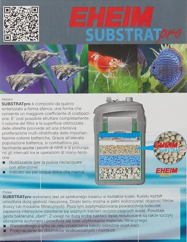 Vista 2 de EHEIM Substrat Pro - Filtro biológico (vidrio en forma de perla sinterizado) 1 L