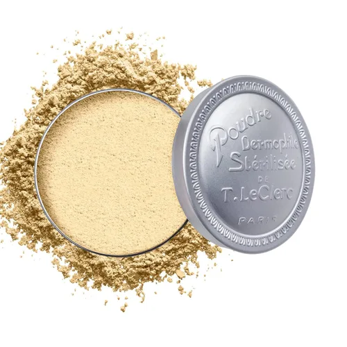 Vista 13 de T. LeClerc Polvo facial suelto – Polvo fijador de maquillaje facial de larga duración, mineral mezclable que minimiza los poros y perfecciona