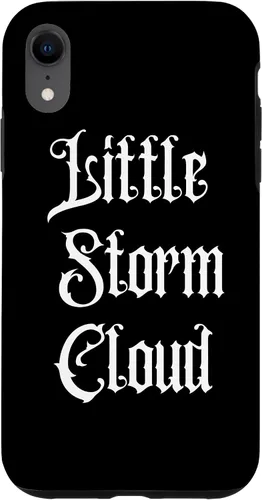 Vista 24 de Funda para iPhone 16 Little Storm Cloud, MIÉRCOLES DARK FAMILY GOTHIC HUMOR