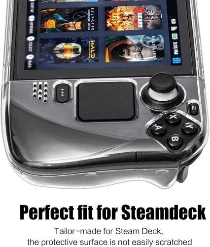 Vista 4 de Funda protectora para cubierta de vapor, funda transparente para cubierta de vapor, funda rígida para cubierta de vapor con protector de pantalla