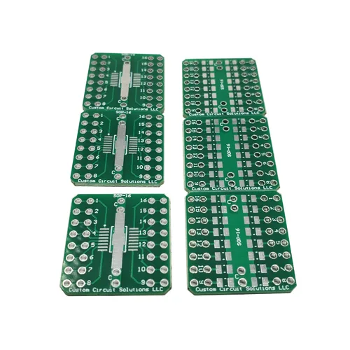 Vista 9 de Soluciones de Circuito Personalizado – Módulo de PCB de Separación SMD a DIP, 4-Pino, Adaptador de Cabezal de D2PAK (DPAK) a DIP con Resistencia SMT