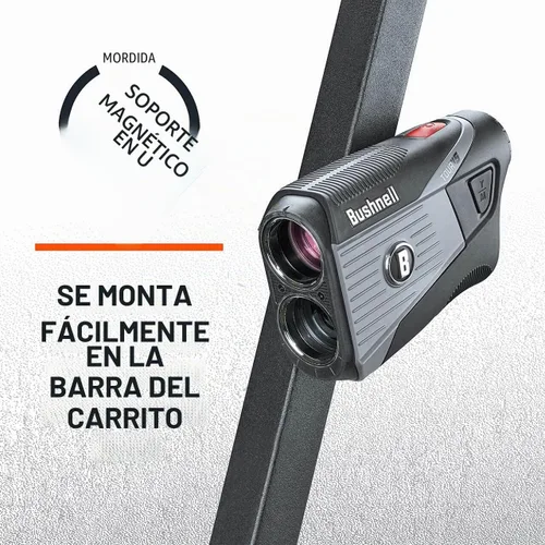 Vista 4 de Bushnell Tour V5 Golf Telémetro láser, Pinseeker, Visual JOLT, BITE Magnetic Mount, Next Level Clarity and Brightness, modelo sin pendiente