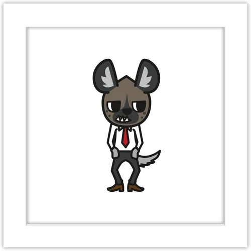 Vista 10 de Trends International Gallery Pops Sanrio Aggretsuko - Póster de pared Haida, 12.00 x 12.00 pulgadas, versión de marco negro