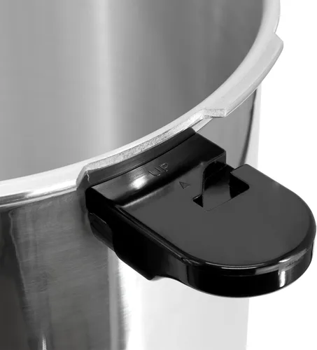 Vista 5 de MegaChef Olla a presión de aluminio de gran capacidad de 24 cuartos de galón para estufas de inducción y gas