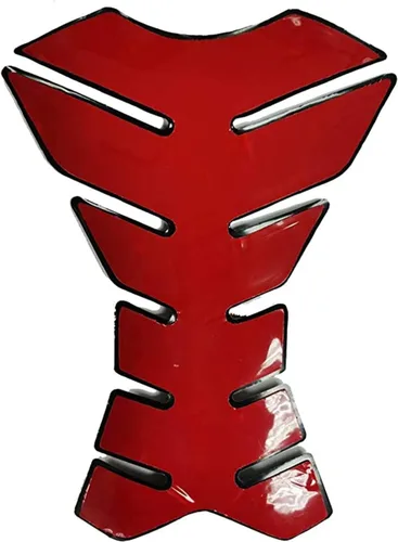 Vista 4 de Protector universal 3D de goma lateral de goma roja compatible con Honda CBR1000RR CBR600RR Suzuki GSXR 750 600 1000 Hayabusa GIXXER Kawasaki ZX6R