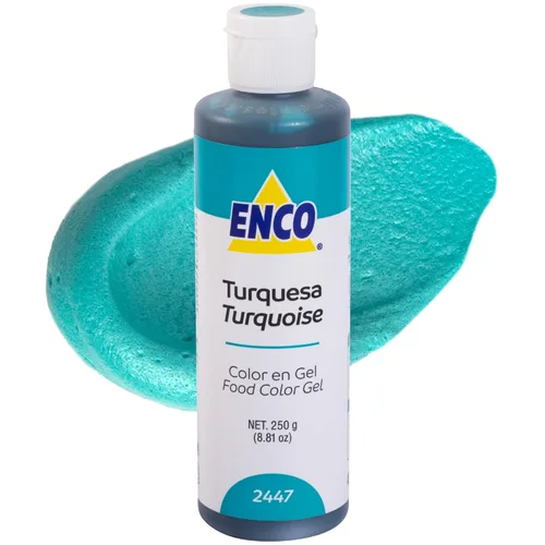 Vista 19 de ENCO Gel Colorante Alimentario Azul Brillante 8.8 oz (250g) Concentrado, Vegano AZUL BRILLANTE 1131