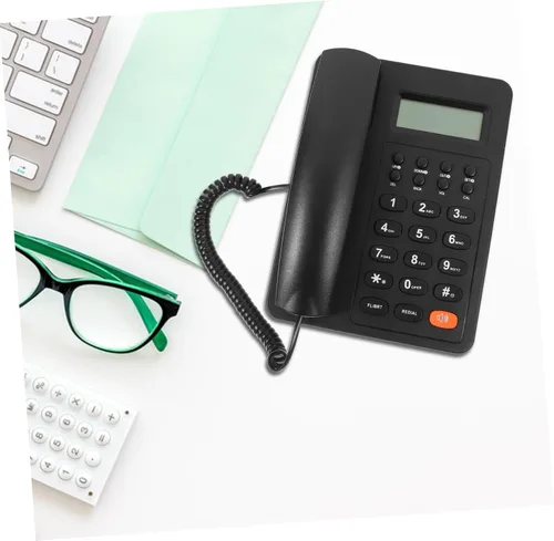 Vista 8 de ARTIBETTER Escritorio Teléfono Oficina Teléfono comercial Reutilizable Teléfono doméstico Artesanía fina Aspecto clásico