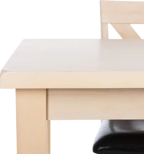 Vista 3 de SAFAVIEH Home Everest - Juego de 3 estantes de almacenamiento de madera lavada, color blanco lavado