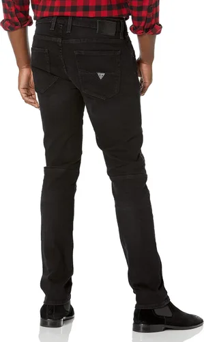 Vista 2 de GUESS Jeans de moto ajustados ecológicos para hombre