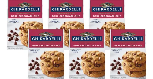 Vista 9 de Ghirardelli Brownie & Cookie Mix Variety Pack – Dark Chocolate Chip Cookie Mix (16.75 oz) & Salted Caramel Brownie Mix (16 oz), 2 Count