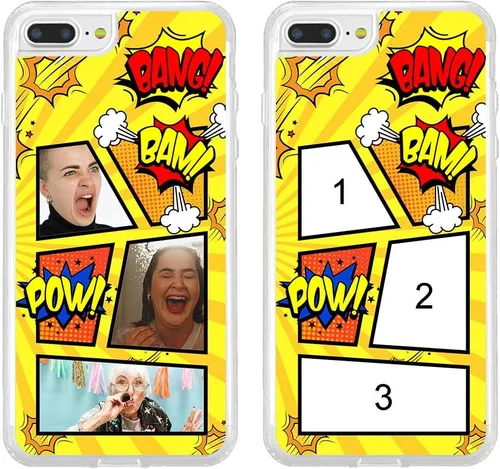 Vista 267 de Funda de teléfono personalizada para Apple iPhone 8 Plus iPhone 7 Plus, personalizada con foto, imagen, texto, imagen, diseño de imagen
