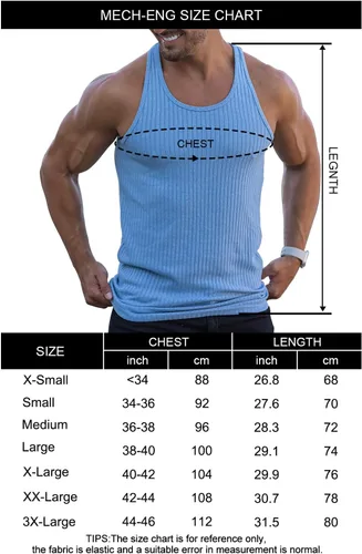Vista 7 de MECH-ENG Camiseta deportiva sin mangas para hombre, con espalda en Y, chaleco de entrenamiento de fitness para gimnasio