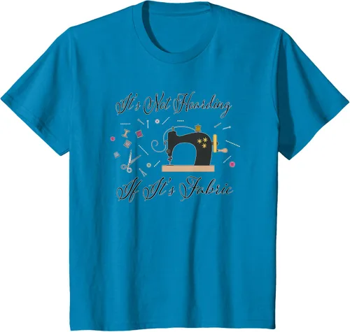 Vista 59 de It's Not Hoarding If Its - Camiseta de costura para acolchado, Blanco, S