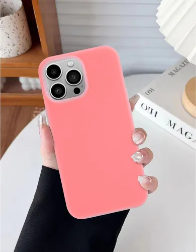 Vista 9 de Funda protectora para iPhone 11, forro de microfibra de silicona, a prueba de golpes, antiarañazos, de goma, de gel, color gris